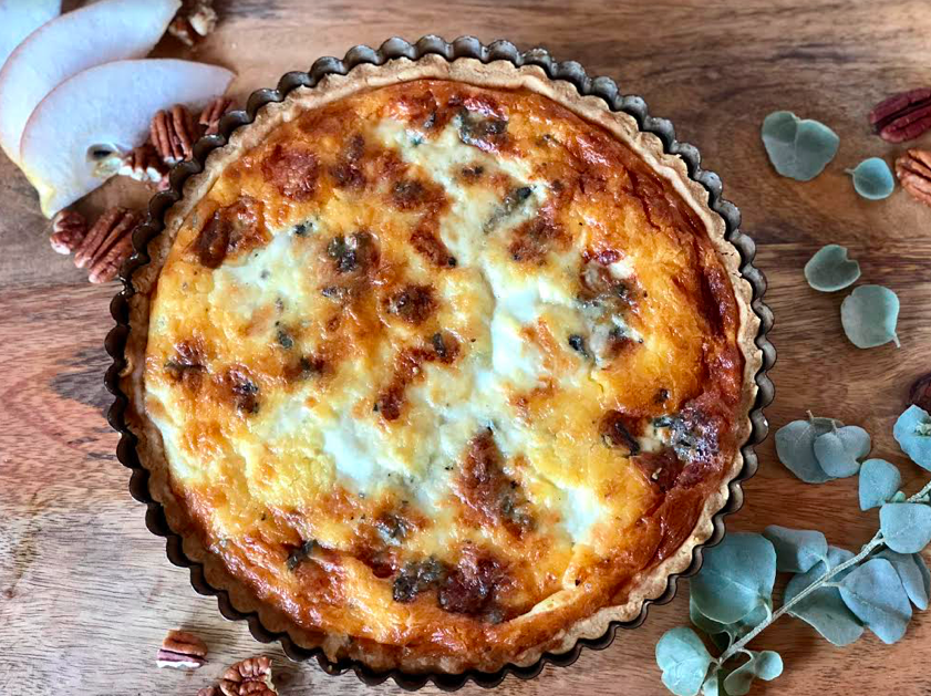 Swanbourne Market — Caramelised Onion and Creamy Blue Cheese Tart