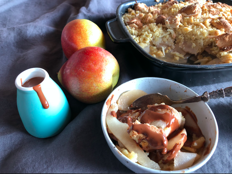 Swanbourne Market — Pear and Marzipan Crumble