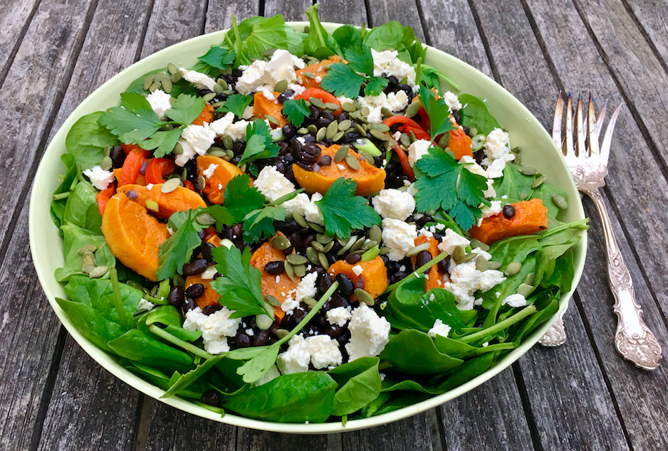 Swanbourne Market — Roast Pumpkin and Black Bean Salad