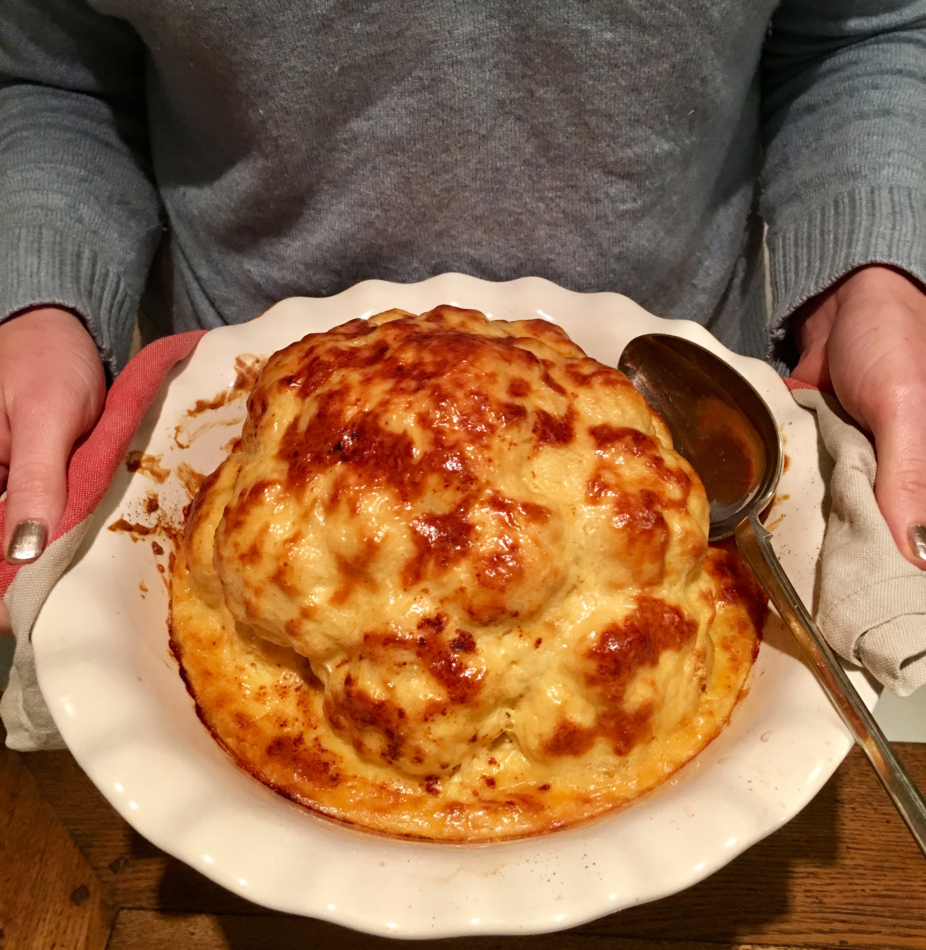 Swanbourne Market — Welsh Rarebit whole baked Cauliflower